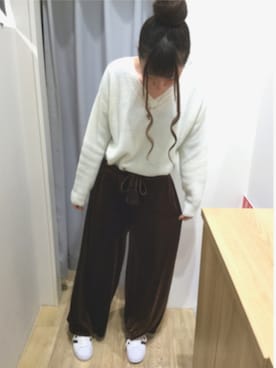 「アイテム（レッグウェア）」を使った、Riさん（レディース・165cm・10代）の秋コーディネート