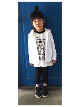 acoさん（キッズ・100cm）の冬コーディネート