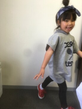 「SUPERGA（スペルガ）のアイテム」を使った、acoさん（キッズ・110cm）の春コーディネート