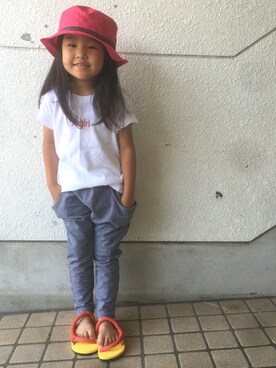 acoさん（キッズ・110cm）の夏コーディネート
