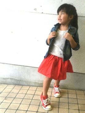 acoさん（キッズ・110cm）の夏コーディネート