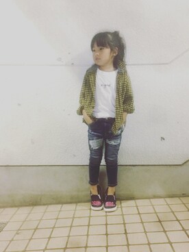 acoさん（キッズ・110cm）の秋コーディネート