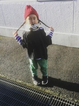 acoさん（キッズ・110cm）の冬コーディネート