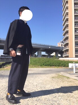 「ORIGINAL GRAIN（オリジナルグレイン）のアイテム（アナログ腕時計）」を使った、KoNさん（メンズ・170cm）の秋コーディネート