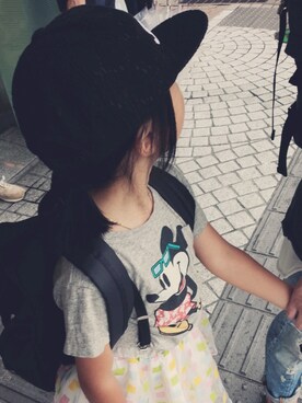 「F.O kidsのアイテム（Tops、グレー系）」を使った、kakenさん（キッズ・130cm）の夏コーディネート