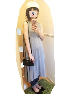 「ネコ」｜「アイテム（その他シューズ）」を使った、つぶこさん（レディース・148cm）の夏コーディネート