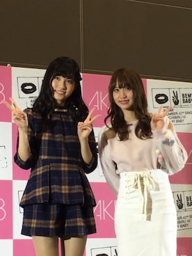 「AKB48」｜吉見衣世@インスタフォローしてね♡さん（レディース・163cm）の冬コーディネート