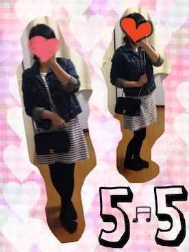 「アイテム（ジャケット/アウター）」を使った、mecoさん（レディース・148cm）の春コーディネート