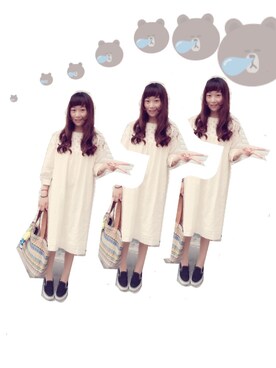 「アイテム（シャツワンピース）」を使った、littlikikorさん（レディース・157cm・20代）の秋コーディネート