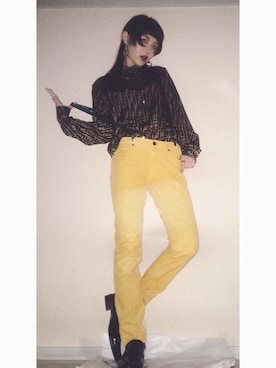 「FENDI」｜濱田茉奈(ManaHamada)さん（レディース・161cm）の冬コーディネート