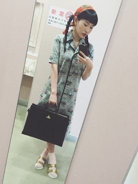 「harajuku」｜「アイテム（ワンピース/ドレス）」を使った、濱田茉奈(ManaHamada)さん（レディース・161cm）の春コーディネート