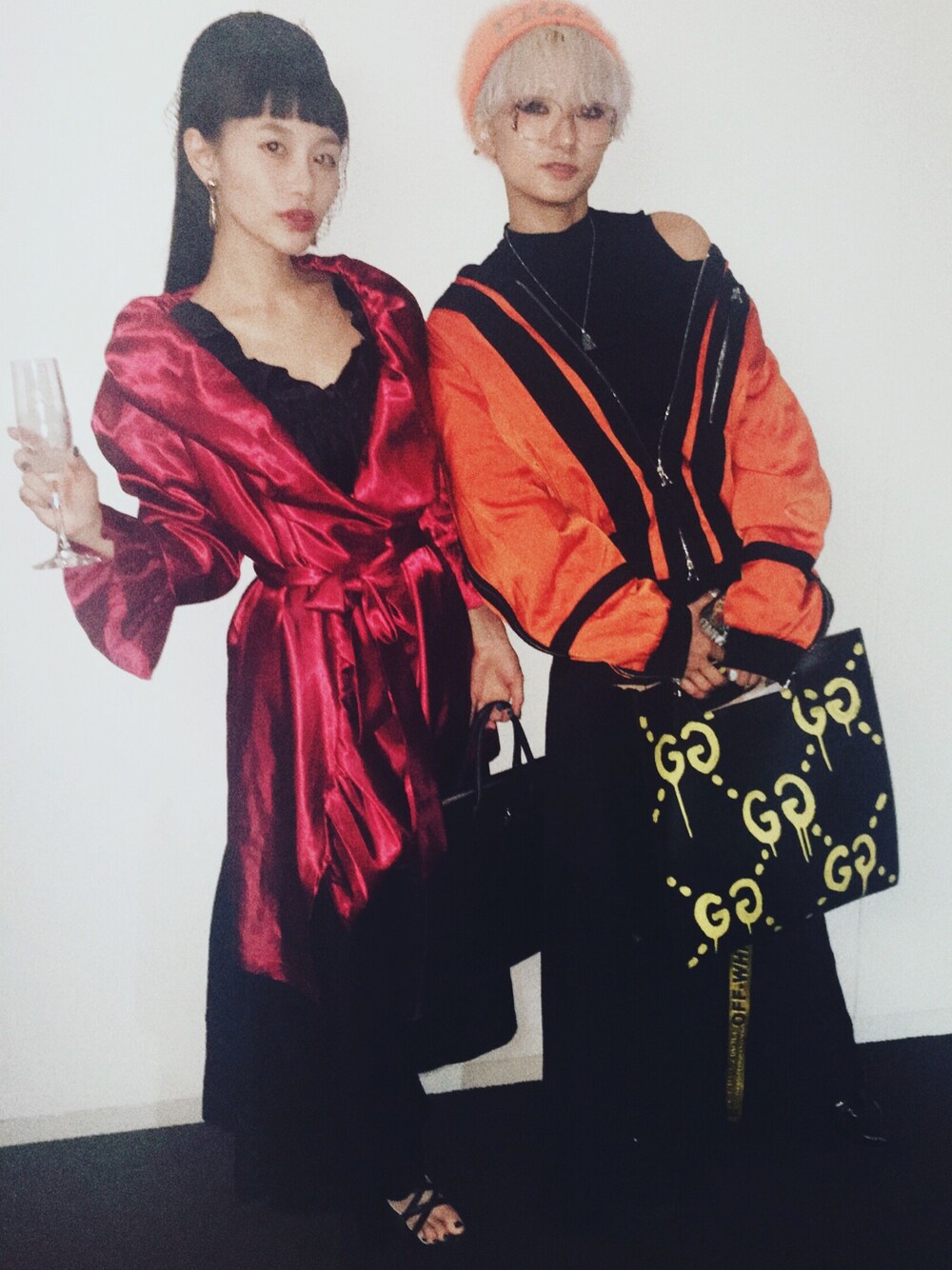 「fashion、fashion blogger、古着、used、amazonfashionweek、東京コレクション、JFW、WWD、おしゃれ、fashionista」｜「Grimoireのアイテム（ワンピース、ブラック系）」を使った、濱田茉奈(ManaHamada)さん（レディース・162cm）の秋コーディネートの1枚目の写真