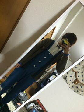 「FRAPBOIS（フラボア）のアイテム（サロペット/オーバーオール）」を使った、あおさん（メンズ・172cm）の春コーディネート
