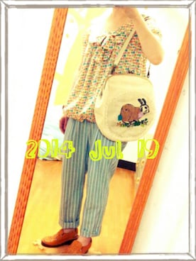 703さん（レディース・155cm）の夏コーディネート