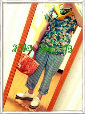 703さん（レディース・155cm）の夏コーディネート