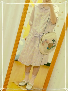 「YOSHIKO（ヨシコ）のアイテム」を使った、703さん（レディース・155cm）の春コーディネート