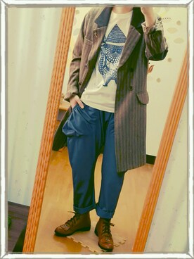 703さん（レディース・155cm）の秋コーディネート