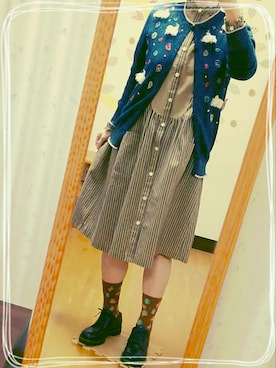 703さん（レディース・155cm）の秋コーディネート