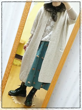 703さん（レディース・155cm）の秋コーディネート