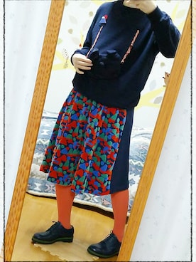 703さん（レディース・155cm）の冬コーディネート