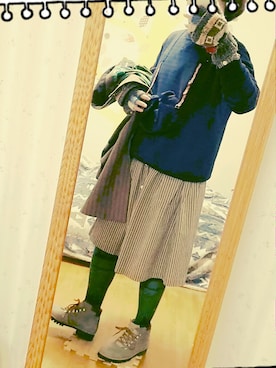 703さん（レディース・155cm）の冬コーディネート