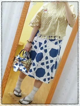 703さん（レディース・155cm）の夏コーディネート