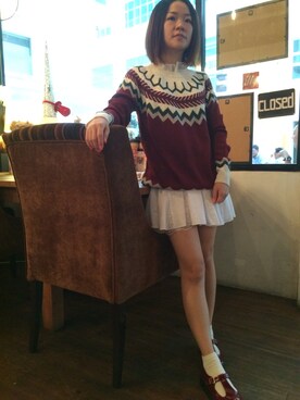 「asos」｜「アイテム（チュニック）」を使った、Elizabeth Yawさん（レディース・152cm）の夏コーディネート