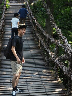 「good thing（グッドシング）のアイテム」を使った、しょーごさん（メンズ・170cm）の夏コーディネート