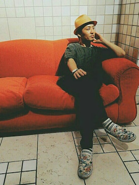 「アイテム（ソックス/靴下）」を使った、TakuyaTakahashiさん（メンズ・165cm・30代）の夏コーディネート