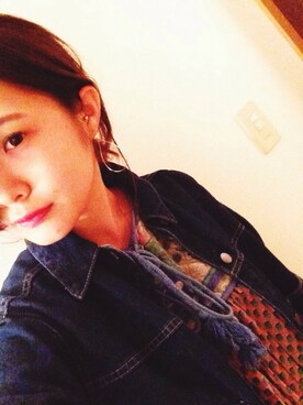 「LEPSIM（レプシィム）のデニムジャケット　548080（デニムジャケット、ブルー系）」を使った、chiroさん（レディース・160cm）の秋コーディネート