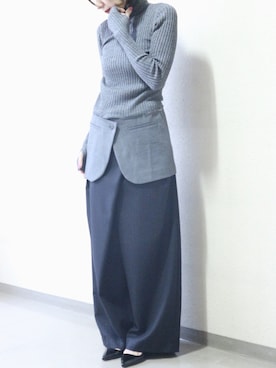 「JANESMITH（ジェーンスミス）のアイテム」を使った、matsucoさん（レディース・163cm）の冬コーディネート