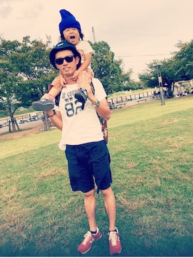 「SEVENDAYS=SUNDAY（セブンデイズサンデイ）のアイテム（ニットキャップ/ビーニー）」を使った、tetsumeishiさん（メンズ・176cm）の秋コーディネート