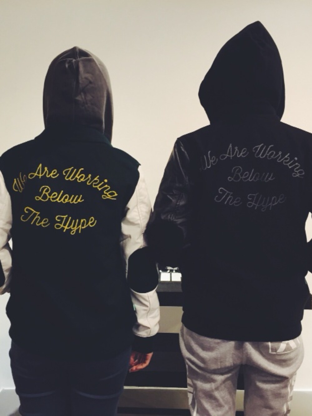 「black、green、BASEBALL、Subcrew、baseball jacket」｜「SubcrewのSubcrew Under score Baseball Jacket（ナイロンジャケット、グリーン系）」を使った、UNITYSTOREさん（レディース・162cm）の冬コーディネートの1枚目の写真