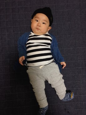 tsakさん（キッズ・80cm）の秋コーディネート