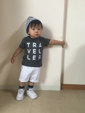 Leo♛さん（キッズ・80cm）の夏コーディネート