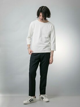 FUJIWARAさん（メンズ・177cm）の夏コーディネート