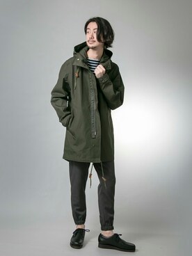 「URBAN RESEARCH（アーバンリサーチ）のアイテム（ブーツ）」を使った、FUJIWARAさん（メンズ・177cm）の秋コーディネート