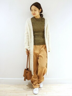 「tibi（ティビ）のアイテム」を使った、RISAさん（レディース・161cm）の冬コーディネート