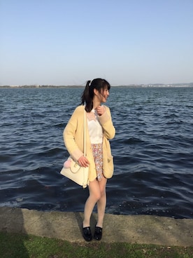「LILY BROWN（リリーブラウン）のアイテム（ドレス）」を使った、nienie阿崽さん（レディース・167cm）の春コーディネート