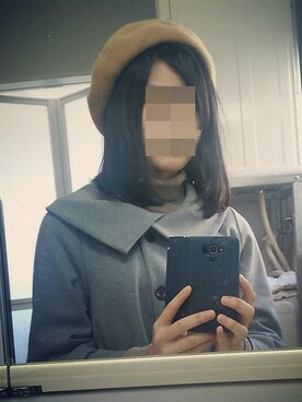 「秋」｜「アイテム（ポンチョ）」を使った、pyosさん（レディース・151cm）の秋コーディネート