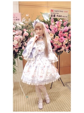 「アイテム（アクセサリー、パープル系）」を使った、Himezawaさん（レディース・170cm）の冬コーディネート