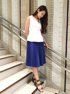 「大人シンプル」｜mizuki さん（レディース・162cm）の春コーディネート