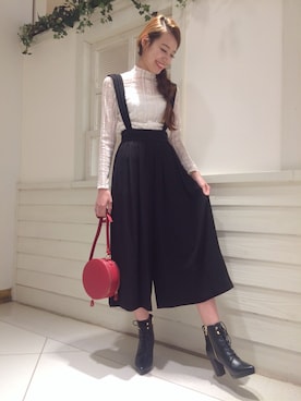 「JILL STUART（ジルスチュアート）のアイテム（パンツ）」を使った、mizuki さん（レディース・162cm）の夏コーディネート