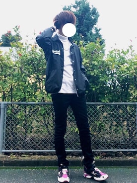 「Subciety（サブサエティ）のアイテム（ナイロンジャケット）」を使った、ゆうさん（メンズ・178cm）の秋コーディネート