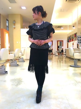 「お姉さん」｜Tさん（レディース・153cm）の春コーディネート