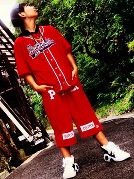 「PYREX（パイレックス）のアイテム」を使った、DAISUKEさん（メンズ・166cm）の秋コーディネート