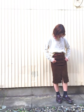 「アイテム（その他シューズ）」を使った、pさん（レディース・147cm）の秋コーディネート