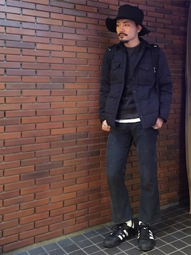 「REIGNING CHAMP（レイニングチャンプ）のアイテム（スウェット）」を使った、YUTA KABURAGI さん（メンズ・175cm）の秋コーディネート