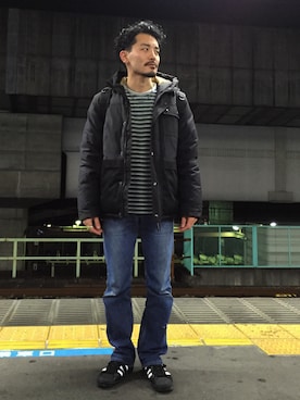 「REIGNING CHAMP（レイニングチャンプ）のアイテム（トップス）」を使った、YUTA KABURAGI さん（メンズ・175cm）の冬コーディネート