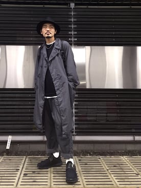 「TEATORA（テアトラ）のアイテム（その他アウター）」を使った、YUTA KABURAGI さん（メンズ・175cm）の秋コーディネート